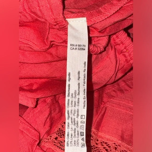 Free People Linen blend Crop Top & Pants Set small - Picture 4 of 16